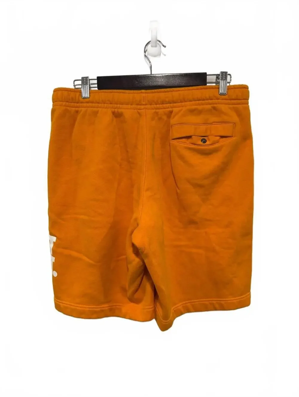 Nike Orange 'Just Do It' Men's Fleece Shorts